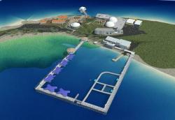 Drawing of proposed dolphin swim area (art courtesy of Coral World). Drawing of proposed dolphin swim area (art courtesy of Coral World).
